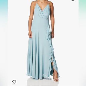Astr Light Blue Maxi Dress